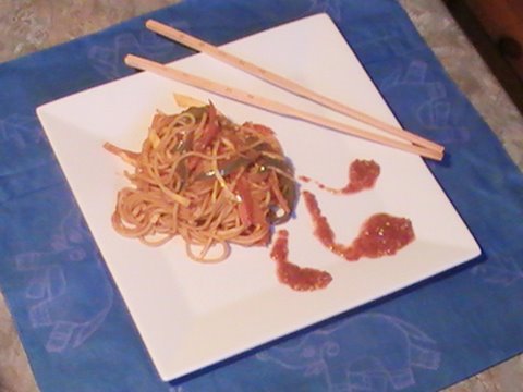Recette Vido : chow mein pate chinoise