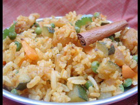 Recette Vido : pulao riz aux lgumes