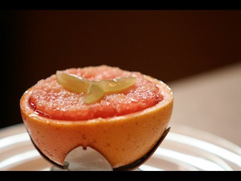 Recette Vido :  pamplemousse au gingembre