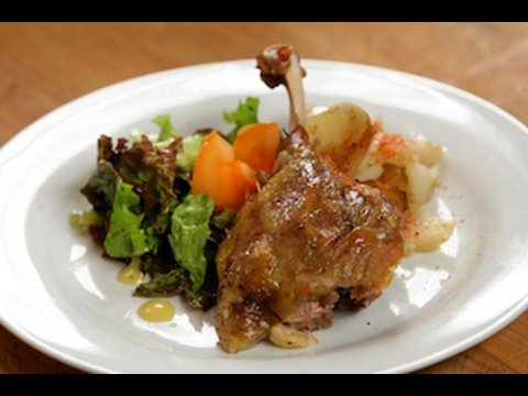 Recette Vido :  confit de canard