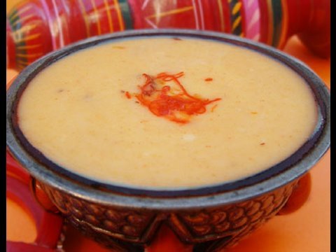 Recette Vido : creme indienne a la mangue