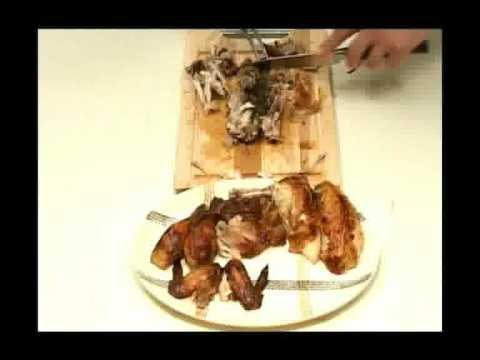 Recette Vido :  decouper un poulet  