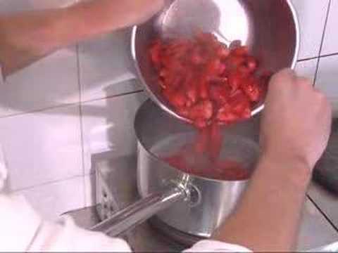 Recette Vido :  confiture de fraises  